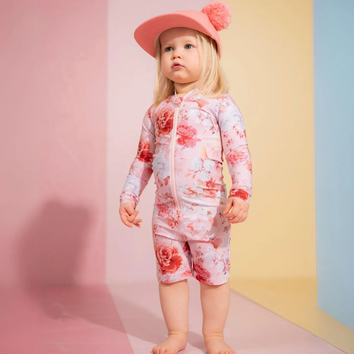 Gugguu UV Print Basic Swimsuit